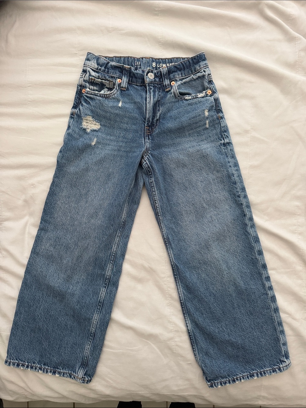 Gap Kids Low Stride Jeans. Size: 8 (girls)